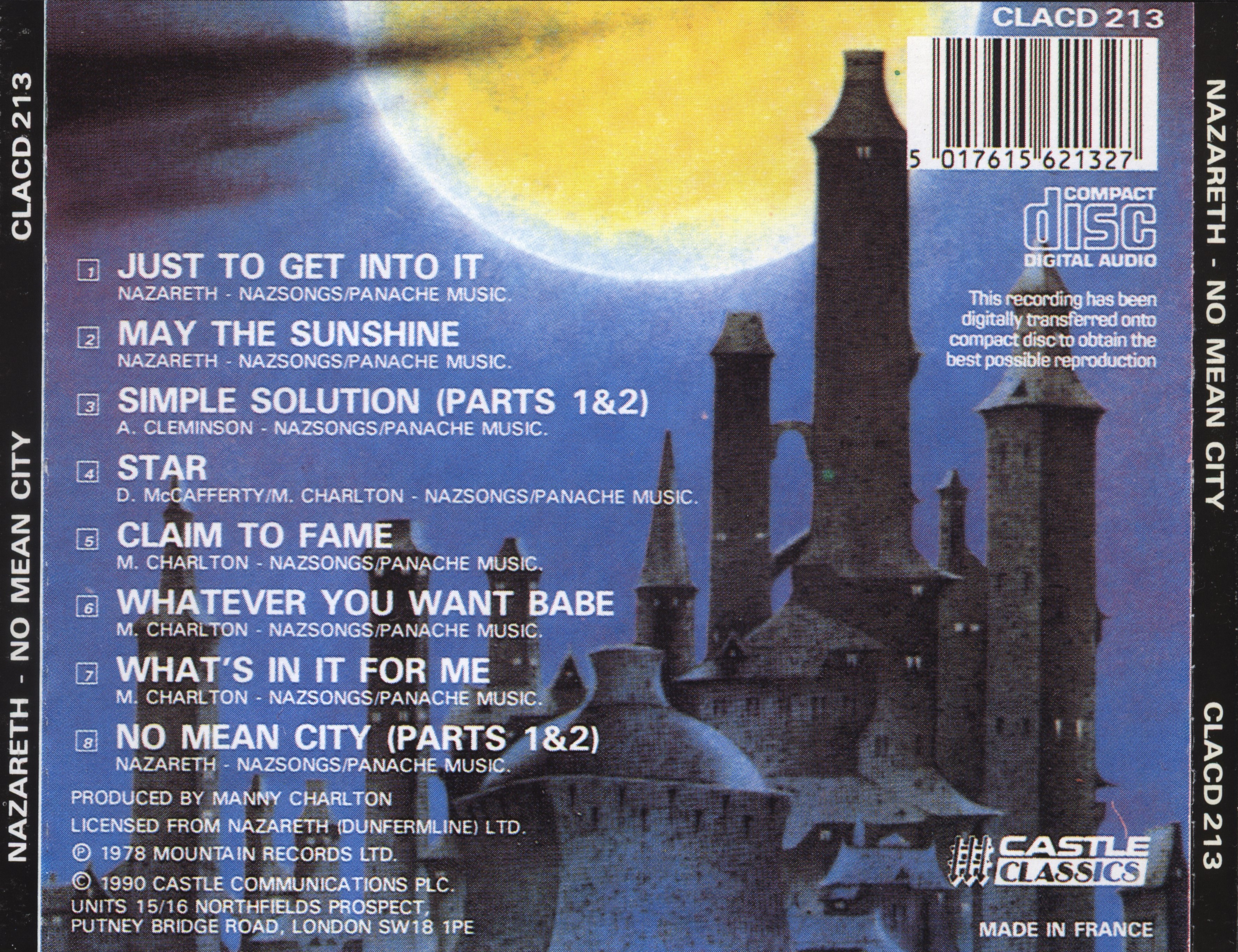 Назарет все альбомы. Nazareth no mean City 1978. Nazareth no mean City 1979. Nazareth 1979. Nazareth no mean City 1978 CD.